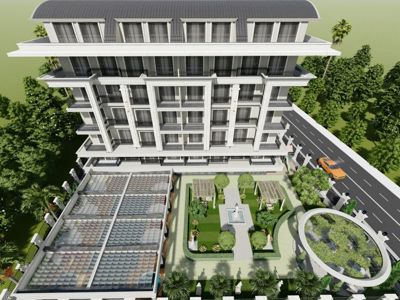 P2106 - новый проект жилого комплекса с инфраструктурой в районе Оба 