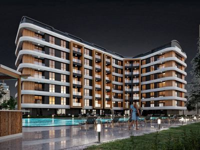 p2311  - новый проект жилого комплекса в г. Газипаша 