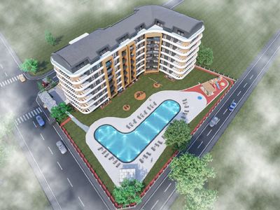 p2311  - новый проект жилого комплекса в г. Газипаша 