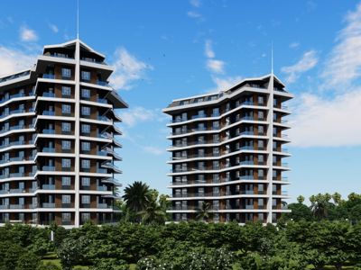 P2374 - новый проект на этапе стройки в Авсаллар 