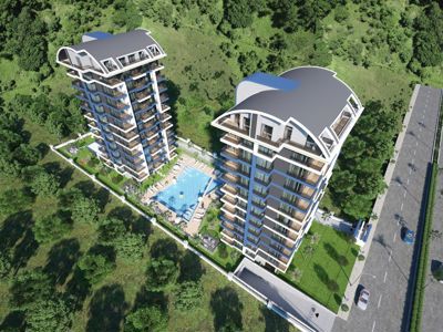 P2397 - жилой комплекс на 1й линии, Махмутлар 