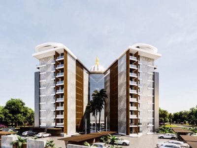 p1750 - жилой комплекс с инфраструктурой на этапе строительства, Газипаша 