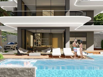 P1978 - шикарная 5+1 villa для большой семьи 