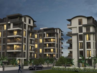 P1318 - Газипаша, новый проект, квартиры различное планировки