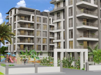 P1318 - Газипаша, новый проект, квартиры различное планировки