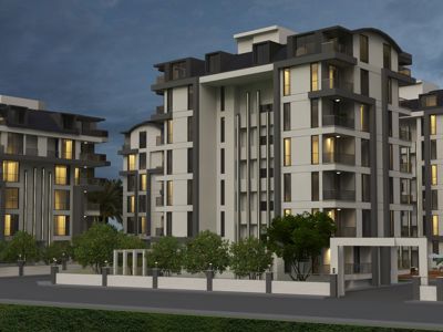 P1320 - Газипаша, новый проект, квартиры различное планировки
