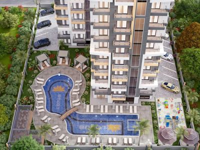 P2206 - современный жилой комплекс в курортном районе Махмутлар 